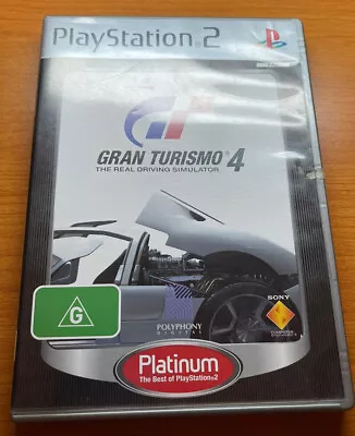 Gran Turismo 4 PS2 (Platinum) PAL *No Manual* Free Postage • $12.50