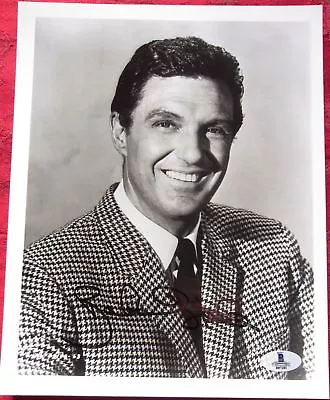 Robert Stack Untouchables Actor Signed 8x10 B&W Photo BAS Beckett Authentic • $69.99