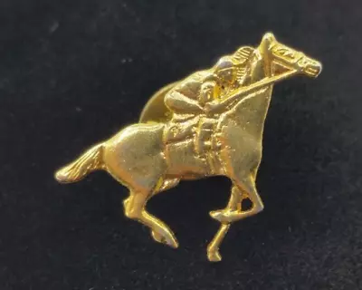 1in 4.13g Golden Jockey Brooch Pin Sports Racing Horses Accessory  • £23.75