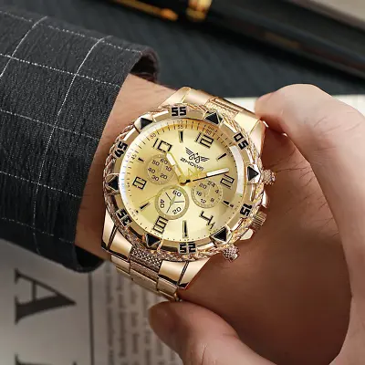 Luxury  Rock Heavy Big Dial Men Quartz Watches T1 Men's Wristwatch Relogio • $3.25