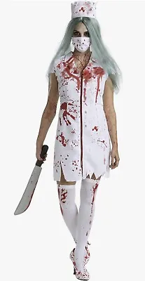 Morph Costumes Ladies Zombie Nurse Fancy Dress Costume Uk Size 16-18 • £12.34