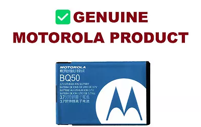 OEM Motorola BQ50 Battery For V465 W175 W230a W375 W376 EM28 MB810 W233 EM330 • $16.99