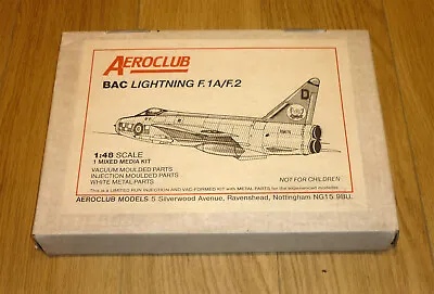 Aeroclub 1/48 Scale BAC (EE) Lightning F.1A / F.2 - Vac-form Plane Kit • £44.99