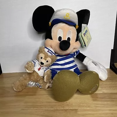 Disney Mickey Mouse Sailor With Duffy Bear 18” Plush Doll Official Disney Parks • $29.99