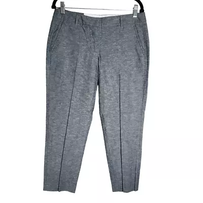 J.Crew Womens Cotton-linen Skimmer Pant City Fit Size 6 • $40