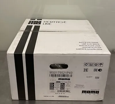 Momo M50179521P40 Heritage 6DL Rim Satin Black 17x9 5x120 Offset 40 NEW! • $319.95