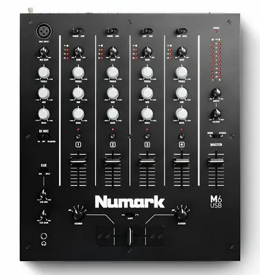 £269 • Buy Numark M6 USB 4-Channel Club DJ Scratch Mixer In Black With USB