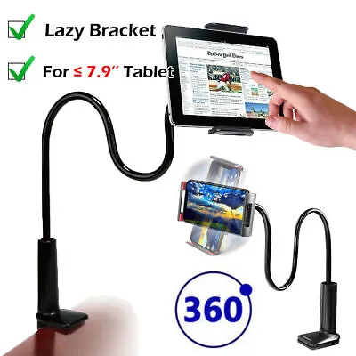 Flexible Lazy Bracket Mobile Phone GPS Stand Holder Car Bed Desk For Mini Tablet • $8.99