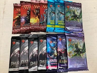 Magic The Gathering MTG Sealed Booster Packs Lot Of 14 • $75