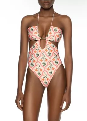 AGUA BY AGUA BENDITA Curandera Mejorana Sabanero Atardecer Swimsuit Size S • $110