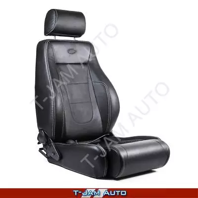 SAAS Seat Trax 4x4 Premium Genuine Black Leather ADR Compliant • $689