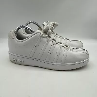 K Swiss Classic VN White Leather Sneakers Tennis Womens Size 8.5 (15) • $18