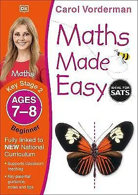£4.90 • Buy Maths Made Easy Beginner Ages 78 Key By Carol Vorderman  NEW Book