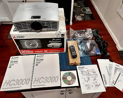 Mitsubishi HC3000 Vintage 720p Projector Tested & Working W/Remote • $169.99