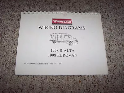 $518 • Buy 1998 VW Volkswagen Eurovan Camper R/V RV Electrical Wiring Diagrams Manual