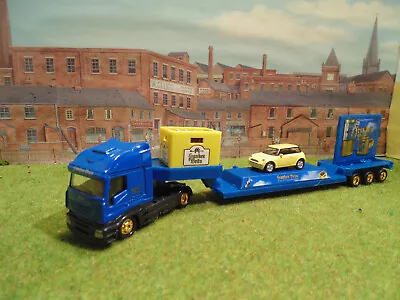 £4.99 • Buy Superb  Ho Gauge HEAVY LOW LOADER  With Advertising  Load,ho But Usable Oo