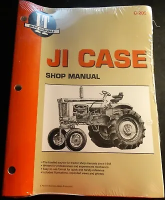 I&t Ji Case Tractor Service Manual New (see Back Cover For Models)  C-202 • $37.99