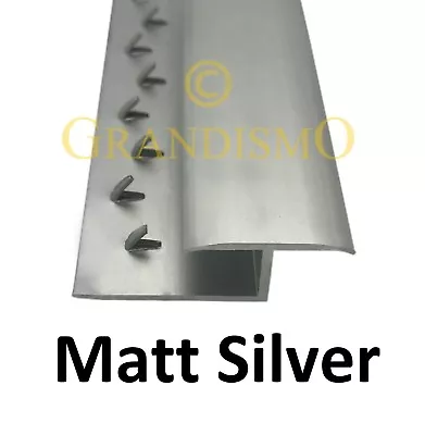 £24.95 • Buy Prestige Z Carpet To Tile / Wood / Laminate Floor Trim Threshold Bar Matt Silver