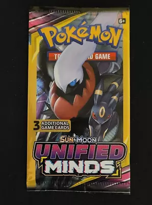 $12 • Buy Pokemon TCG | Sun And Moon | Unified Minds | 3 Card Booster Pack. Factory Sealed