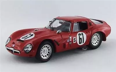 1:43 BEST Alfa Romeo Tz2 Coupe #61 Sebring 1966 T.Zeccoli Red BE9558 Model • $99.10