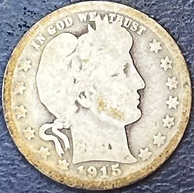 1915 Barber Quarter Well Circulated 0311-29 • $3.75