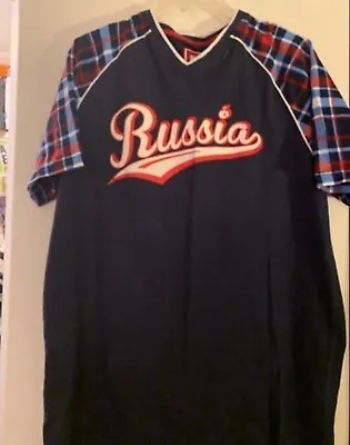 RUSSIA Shirt By BOSCO SPORTS Sz 2X • $19.33