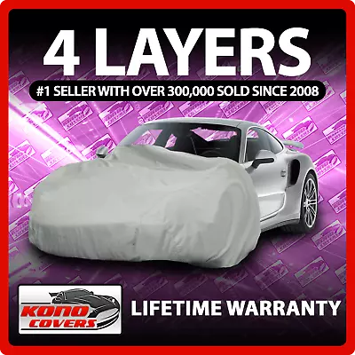 4 Layer Car Cover - Soft Breathable Dust Proof Sun Uv Water Indoor Outdoor 4029 • $50.95