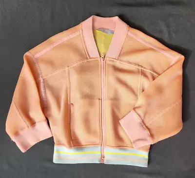 Stella McCartney Adidas Women's Oversized Cropped Sport Jacket Full Zip Sz S • $49.99