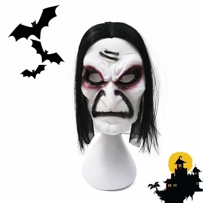 Halloween Horror Long Hair Mask Masquerade Decoration Props • $6.99