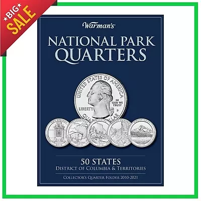Warman's National Park Quarters 50 States Collector Coin Folders - Free Shipping • $9.99