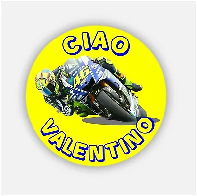 Valentino Rossi 46 Farewell Sticker Quality Printed And Laminated Vinyl Decal • £4.49