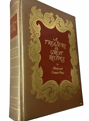 Treasury Of Great Recipes By Mary And Vincent Price HC 1965 1st Printing • $48