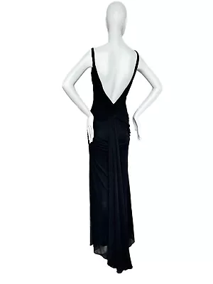 Richard Tyler Couture Vintage Black Maxi Dress Gown  • $490