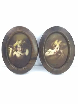 Cupid Awake & Asleep Picture - M.b. Parkinson - Dual Frame (v392)  • $40