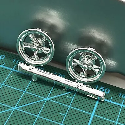 2 Narrow American Racing Torq Thrust D Wheels 1:25 Search LBR Model Parts 4 More • $2.99