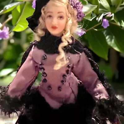 Dollhouse 1:12 Scale Rare Giselle Sullivan Doll - OOAK Artist Lady Doll! • $175