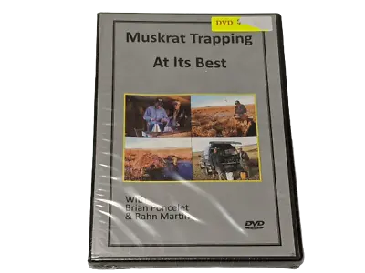DVD Muskrat Trapping At Its Best With Brain Poncelet & Rahn Martin Skinning • $29.99