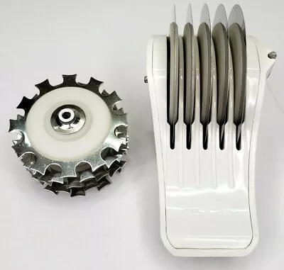 White Pasta / Dough / Pastry Cutter Kitchen Gadget Stainless Steel Wheels • $14.99