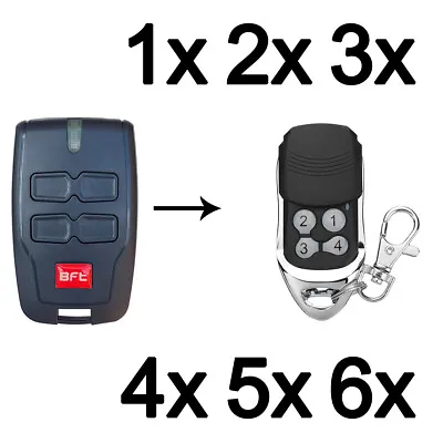 BFT Type B RCB TX2/TX4/0678 Mitto Compatible Garage/Gate  Remote Control • $56.27