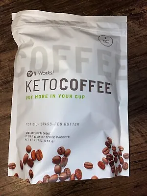 It Works! Keto Coffee 15 Packets NEW Sealed Bag Weight Fat Loss MCT Skinny • $46.97