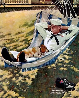 Study For Home On Leave By Norman Rockwell Art Painting Print • $14.99