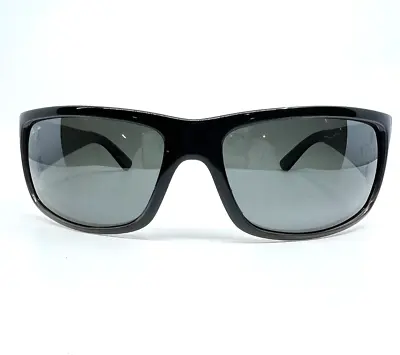 Maui Jim World Cup MJ 266-03F Wrap Gray Polarized Sunglasses Gray Lenses H9230 • $118.98