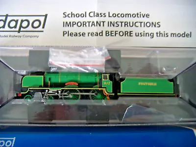 N Gauge Dapol Schools Class Steam Loco 902 Wellington SR Green Boxed DCC Ready • £53