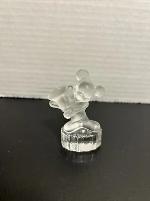 GOEBEL Germany  DISNEY CRYSTAL FIGURINE Mickey Mouse  TROPHY • $20