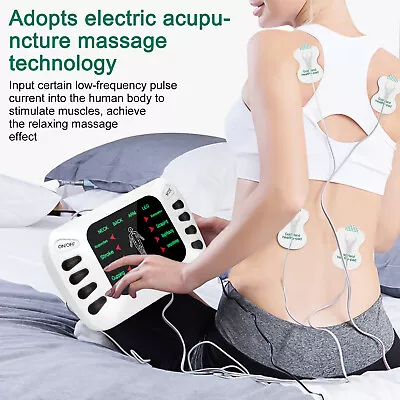 Electric Pulse Massager Tens Unit Muscle Stimulator Machine Therapy Pain Relief • $21.99