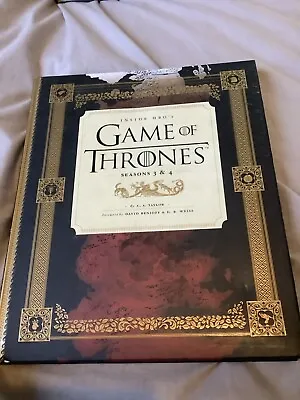 Inside HBO's Game Of Thrones : Seasons 3 & 4 (by C.A. Taylor) (Hardcover 2014) • £0.99