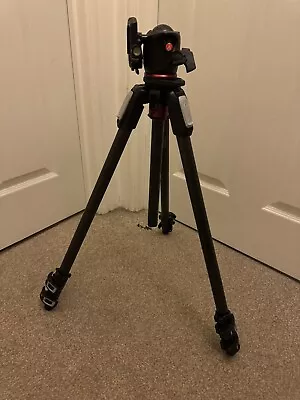 Manfrotto MT190CXPRO3 3 Section Carbon Fibre Tripod + Manfrotto Ball Head • £150