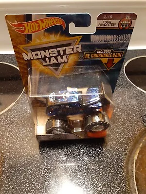 Son Uva Digger Hot Wheels Monster Jam Truck 1:64 Re-crushable Car Tour Favorites • $19.99