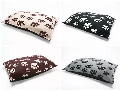  LARGE & Extra Large  Fleece Dog Bed -Pet Washable Zipped Mattress Bed   • £8.99
