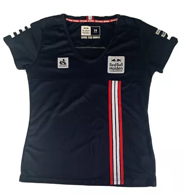 Red Bull Holden Racing Team T-Shirt Women's 14 Bathurst Motorsport V8 Supercar • $24.90